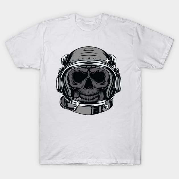 Helmet Skull T-Shirt by GEULISPISAN